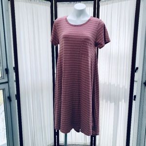 LuLaRoe Striped Carly Dress